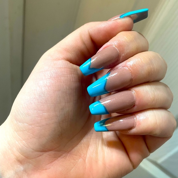 Press On Nails Long Coffin - Picture 1 of 2